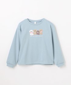 ANY KIDS なかよしサガラ刺繍 裏シャギー トレーナー
