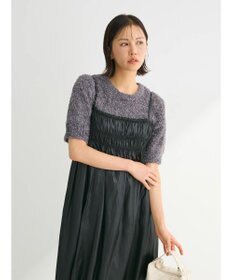 Green Parks レザー風キャミワンピース