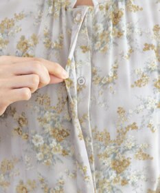 Tiaclasse 【洗える】花柄フレアワンピース