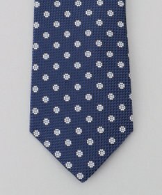 GOTAIRIKU 【日本製】西陣ネクタイ_ネイビー×サックス系