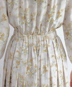 Tiaclasse 【洗える】花柄フレアワンピース