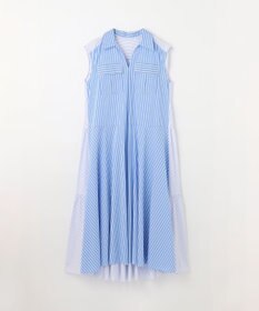 GRACE CONTINENTAL ティアードコンビシャツワンピース