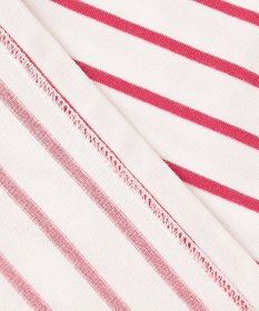 組曲 L プレーティング天竺バックタックボーダー カットソー