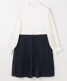 組曲 KIDS 【110-140㎝】グレンチェックジャケット＆プリーツワンピース セット