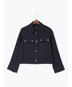 Te chichi リネンライクWポケットジャケット