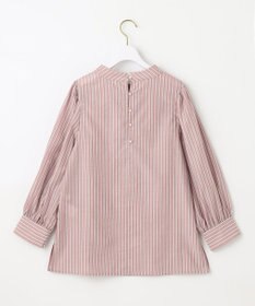 ANY SIS 【洗える】フェイクパールストライプ ブラウス