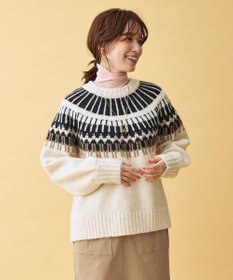 ANY ノルディックパターンニット