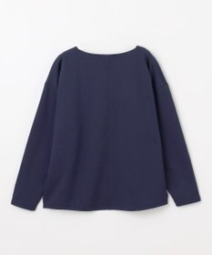 ANY 【洗濯機可】ジョーゼット裏起毛Vネックプルオーバー