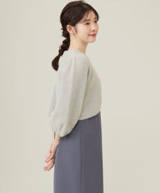 ANY SIS L 【洗える】フェザーニット カーディガン