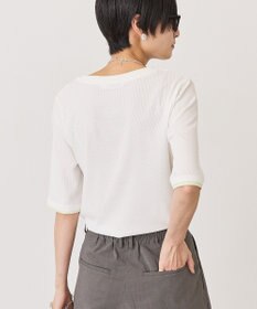 AMERICAN HOLIC シアーリブ配色プルオーバー