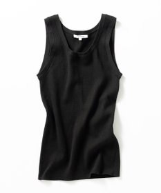 23区 【新色追加/Oggi6月号掲載】コットンリブ タンクトップ ブラック系