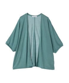 Green Parks よくばり　半袖カットドルマンカーディガン