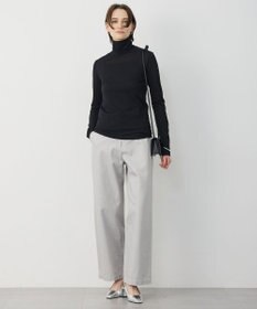 ICB 【先行予約・WEB限定】 コットンレーシージャガード ハイネックカットソー