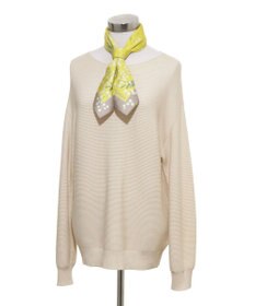 MOONBAT 【シルク100%】FURLA (フルラ) ミモザ シルクプリントスカーフ 65cm×65cm UV対策 手洗い可能