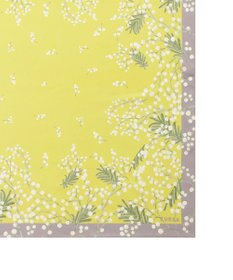 MOONBAT 【シルク100%】FURLA (フルラ) ミモザ シルクプリントスカーフ 65cm×65cm UV対策 手洗い可能