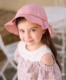 ANY KIDS 日よけ付き リボン ハット