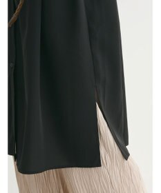 Green Parks ＳＥＴ２点　合皮ベルト＋ミディシャツワンピース