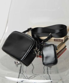 WEGO ポーチ付きスクエアショルダー