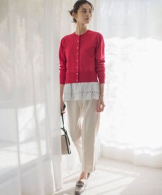 組曲 フラワーメタル ニット カーディガン