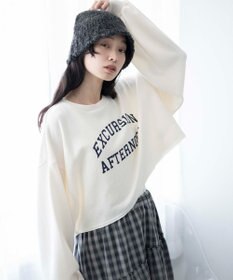 WEGO ヴィンテージライクショートスウェット