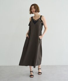 YECCA VECCA ベルトストラップサロペット