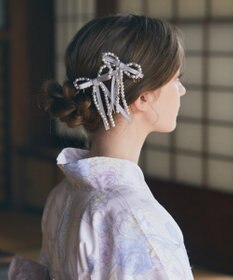 Maison de FLEUR パールリボン2SETクリップ