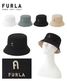 MOONBAT FURLA(フルラ)リバーシブルバケットハット 帽子 無地 UVカット 手洗い可能