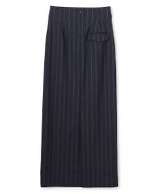 BEIGE， 【セットアップ対応】GEORGE / ウールストライプ ハイウエストスカート