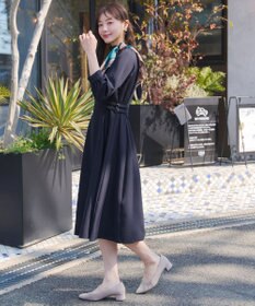 Tiaclasse L サイドベルトデザインワンピース