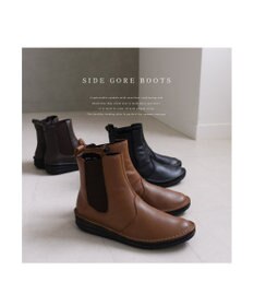 Pointer 本革軽量サイドゴアステッチショートブーツ