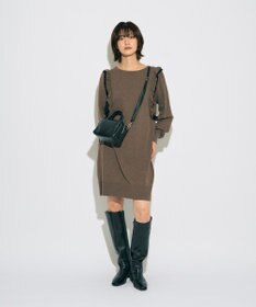 YECCA VECCA 【archive】ラッフルニットワンピース