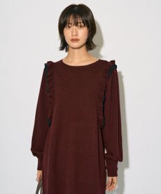 YECCA VECCA 【archive】ラッフルニットワンピース