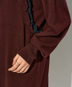 YECCA VECCA 【archive】ラッフルニットワンピース