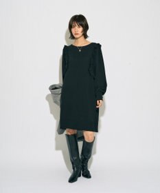 YECCA VECCA 【archive】ラッフルニットワンピース