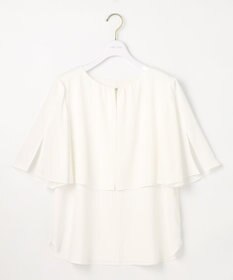 ANY SIS 【洗える】ケープフレアスリーブ ブラウス