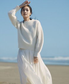 23区 【一部店舗限定/洗える】ハニカム ニット