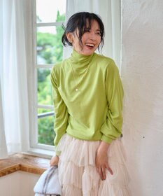 WEGO 【WEB限定/25年秋冬新作/洗濯OK/毛玉レス】タートルネックニット