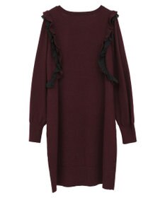 YECCA VECCA 【archive】ラッフルニットワンピース