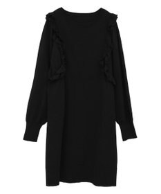 YECCA VECCA 【archive】ラッフルニットワンピース