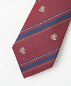 WEGO 【SCHOOLITEM】メンズエンブレム柄スクールネクタイ