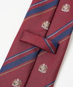 WEGO 【SCHOOLITEM】メンズエンブレム柄スクールネクタイ