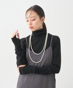 earth music&ecology リブタートルネックプルオーバー