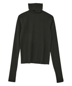 earth music&ecology リブタートルネックプルオーバー