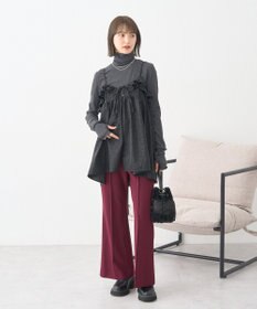 earth music&ecology リブタートルネックプルオーバー