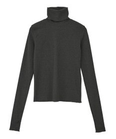 earth music&ecology リブタートルネックプルオーバー