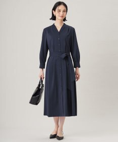 自由区 L 【接触冷感・UVカット・吸水速乾・洗える】ドライタッチファンクショナル ワンピース