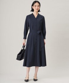 自由区 L 【接触冷感・UVカット・吸水速乾・洗える】ドライタッチファンクショナル ワンピース