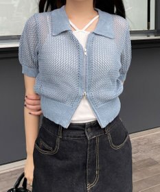 WEGO WZIPニットカーデ