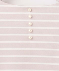 ANY SIS 【洗える】バックパール調ディテール カットソー