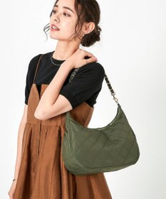 LeSportsac CHAIN N/S CONV HOBO/ダークオリーブチェーンキルト